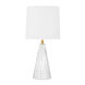 Christie 27 inch 75.00 watt Aged Brass Table Lamp Portable Light