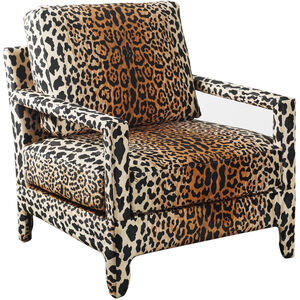 Cameron Brown Cheetah Printed Chair