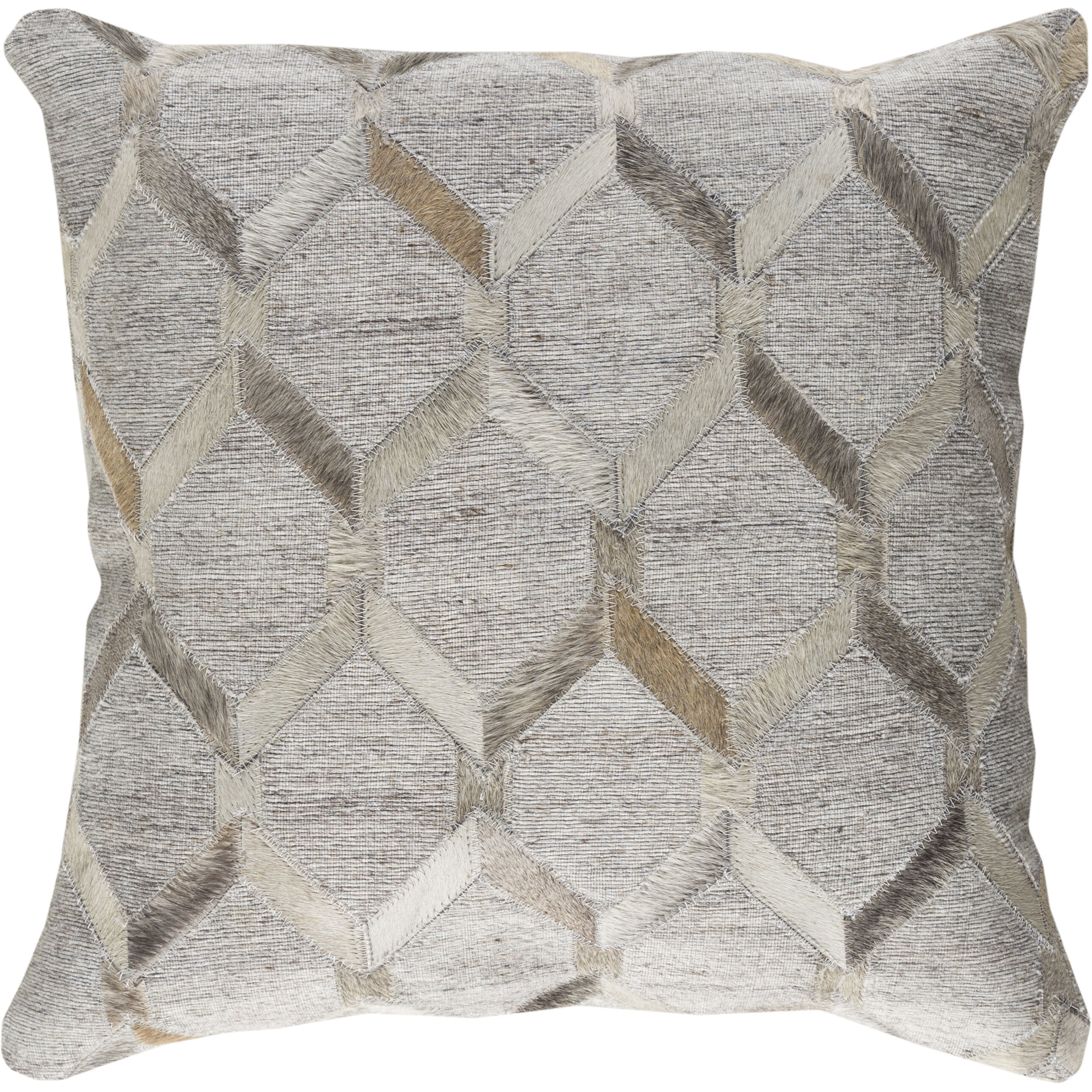 Lydia 18 X 18 inch Light Beige Pillow Kit, Square