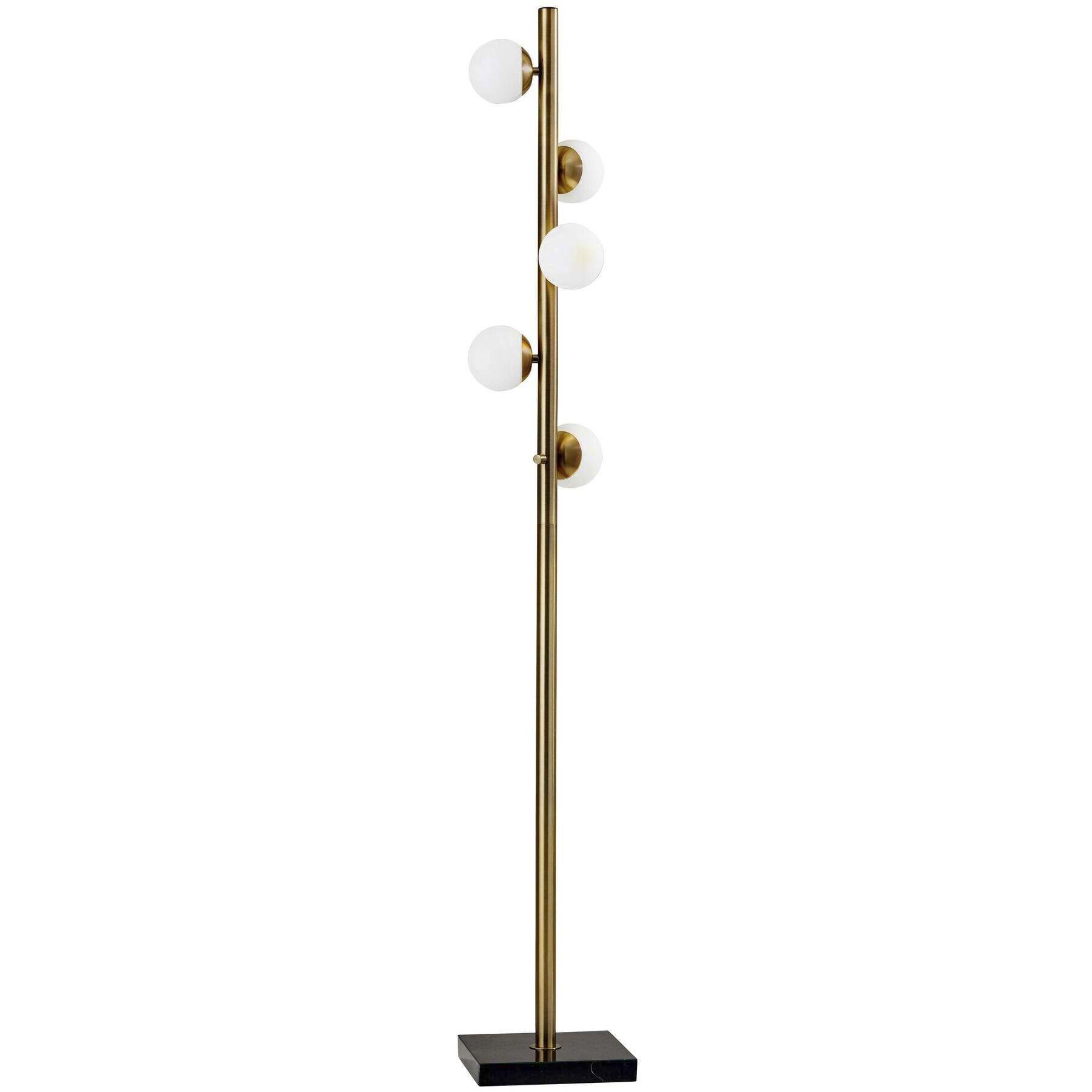 Doppler 5 Light 10.00 inch Floor Lamp