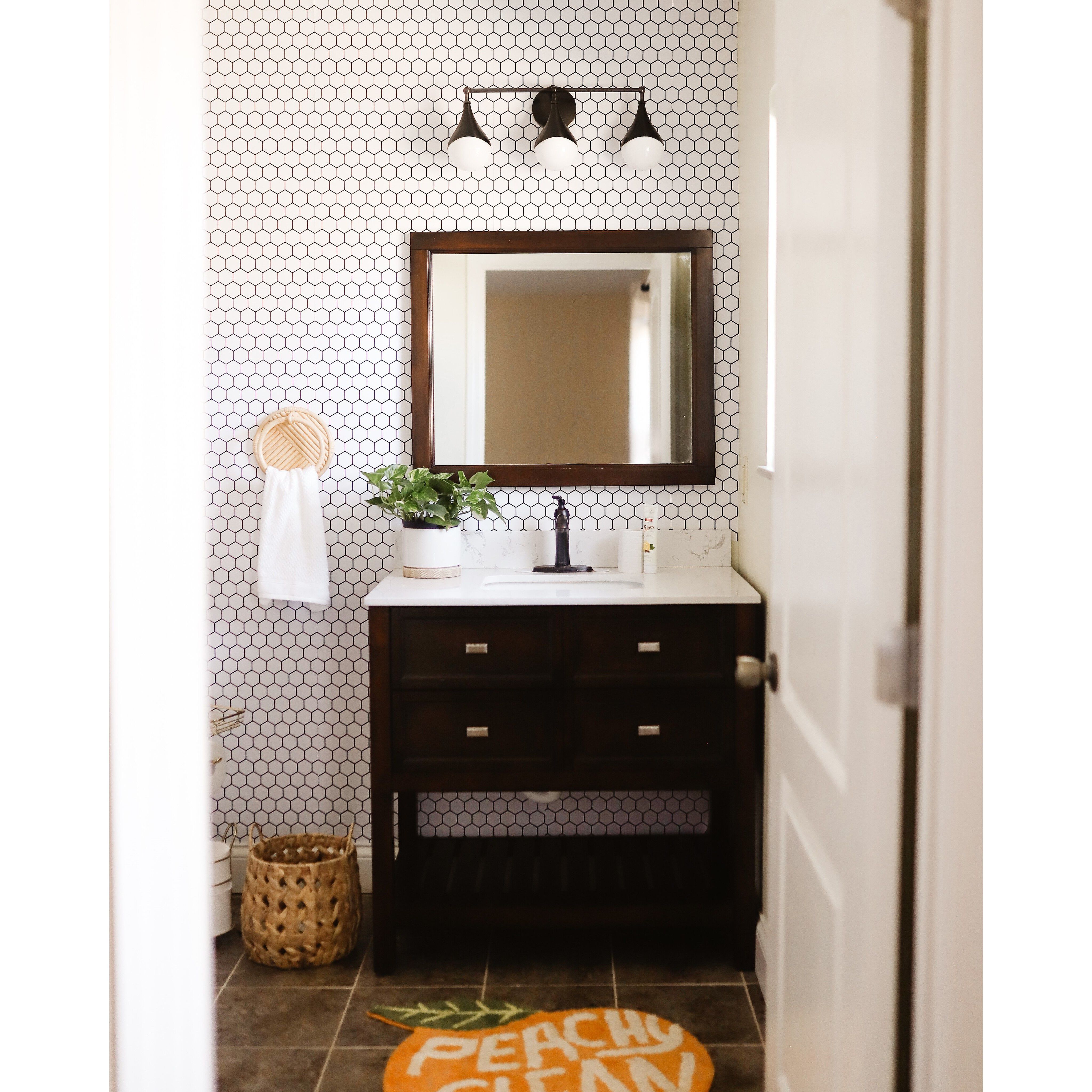 Ariana LED 23 inch Old Bronze Bath and Vanity Light Wall Light