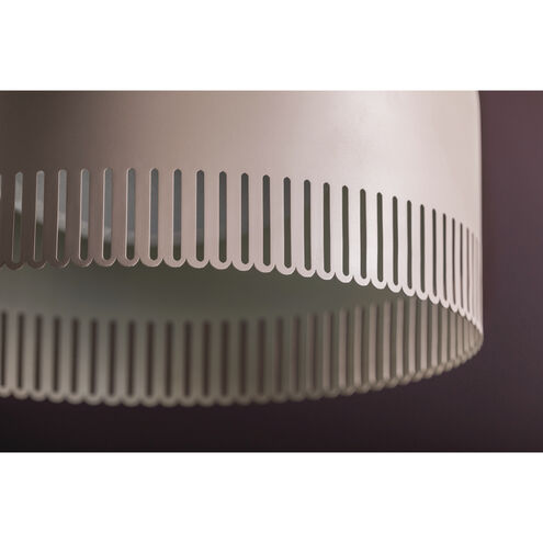 Liba 1 Light 15 inch Aged Brass/Soft Peignoir Pendant Ceiling Light