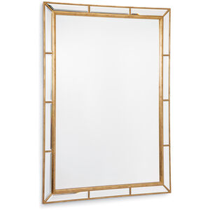 Plaza 41 X 29 inch Antique Gold Leaf Mirror, Beveled
