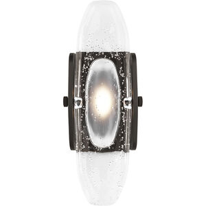 Avroko Wythe LED Plated Dark Bronze Wall Sconce Wall Light, Integrated LED