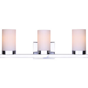 Madison 3 Light 23 inch Chrome Vanity Light Wall Light