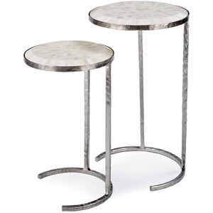 Bone Veneer End & Side Table