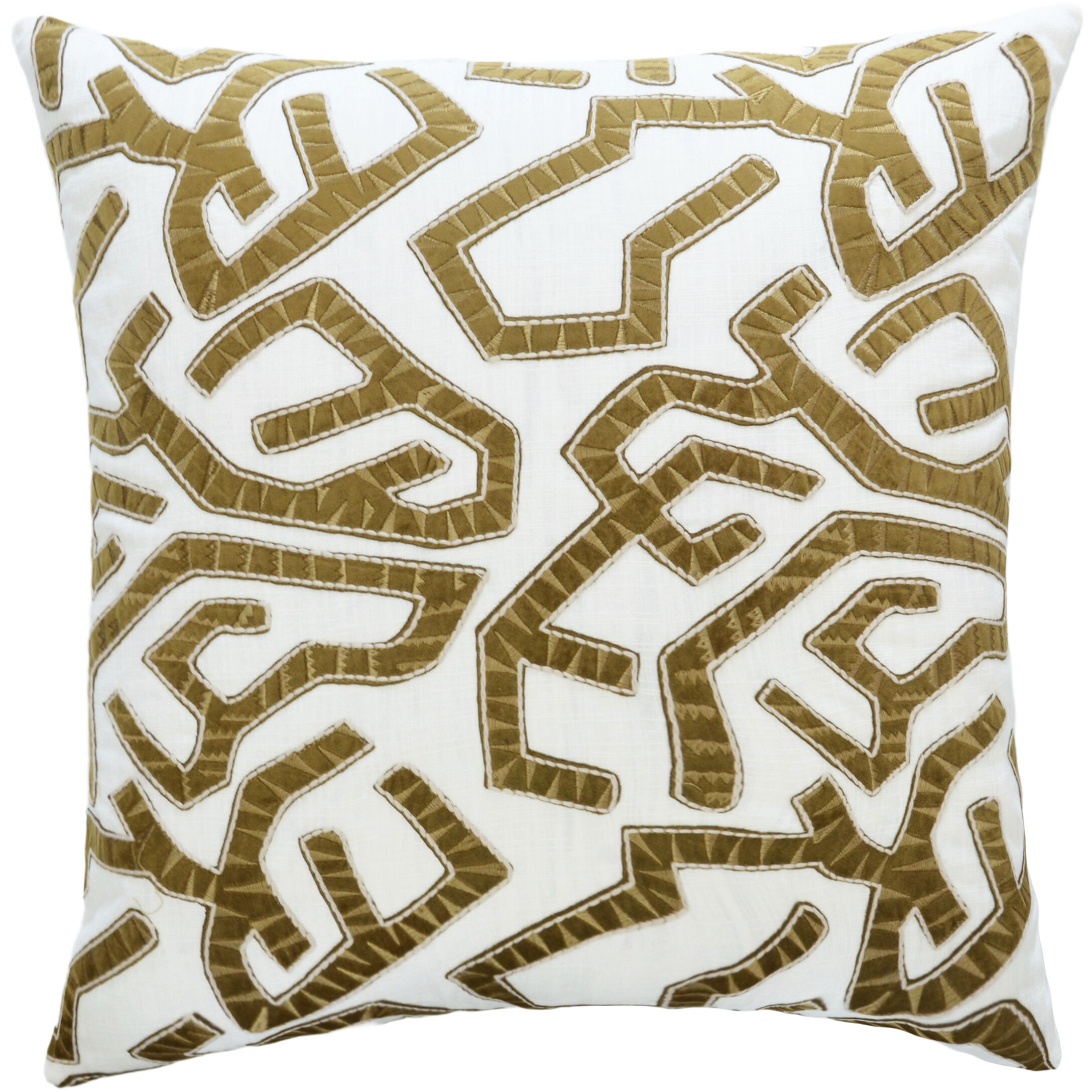 Jase 22 inch Mustard Pillow