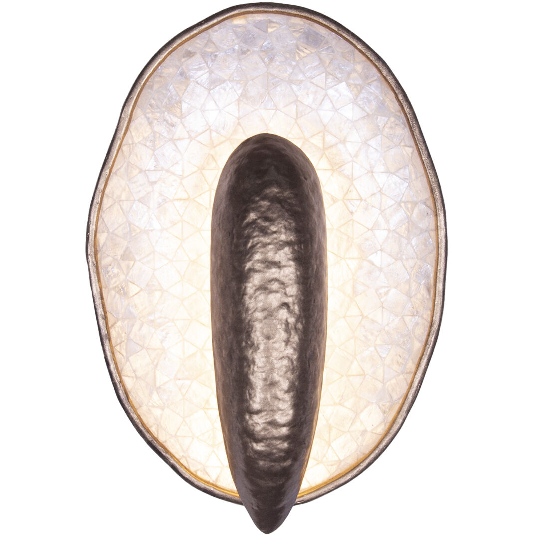 Spat Wall Sconce Wall Light in Pearlized Antique Brass