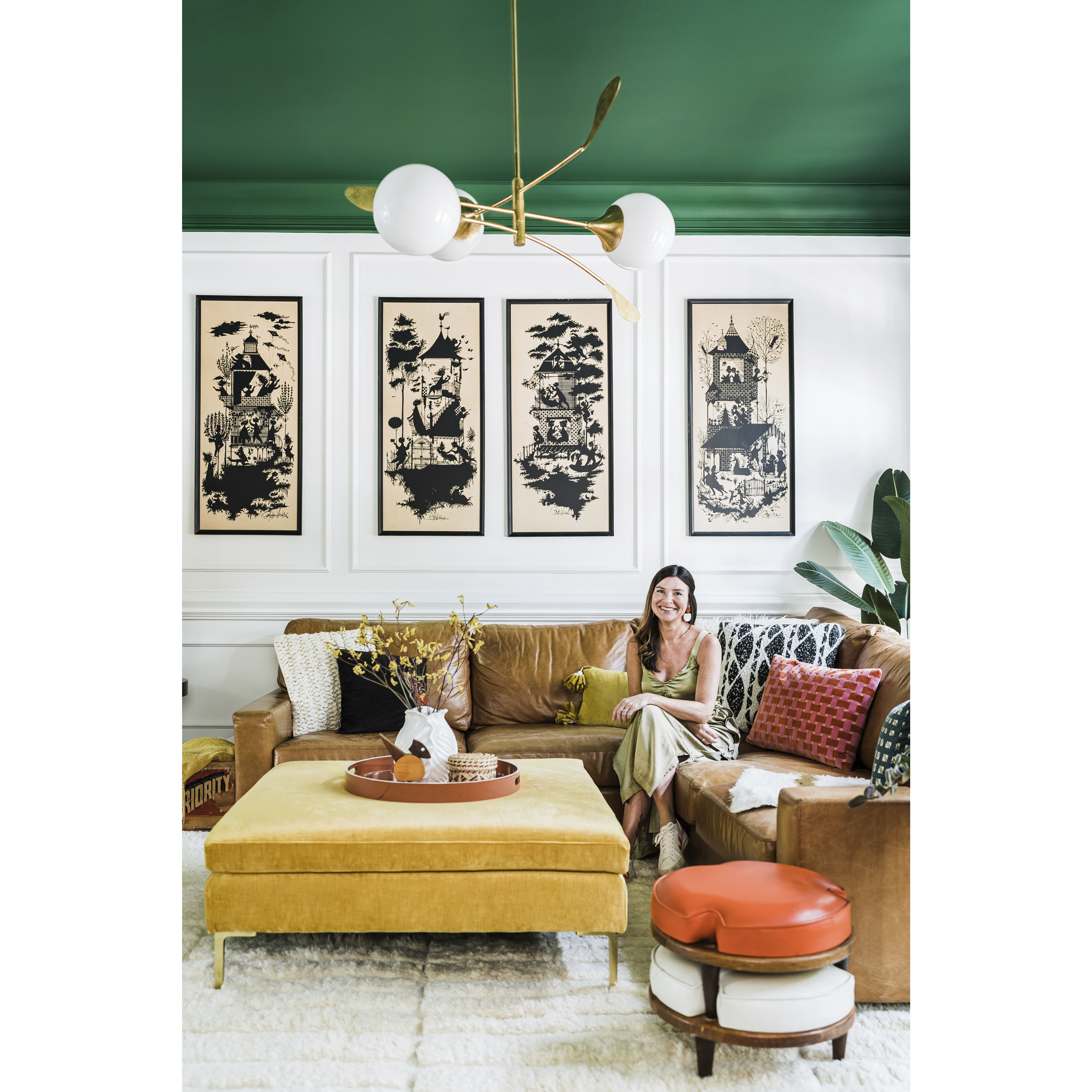 Victoria 3 Light 42 inch Vintage Gold Leaf Chandelier Ceiling Light