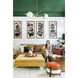 Victoria 3 Light 42 inch Vintage Gold Leaf Chandelier Ceiling Light
