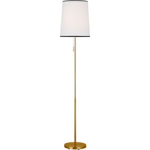 kate spade new york Ellison 59 inch 9 watt Burnished Brass Floor Lamp Portable Light