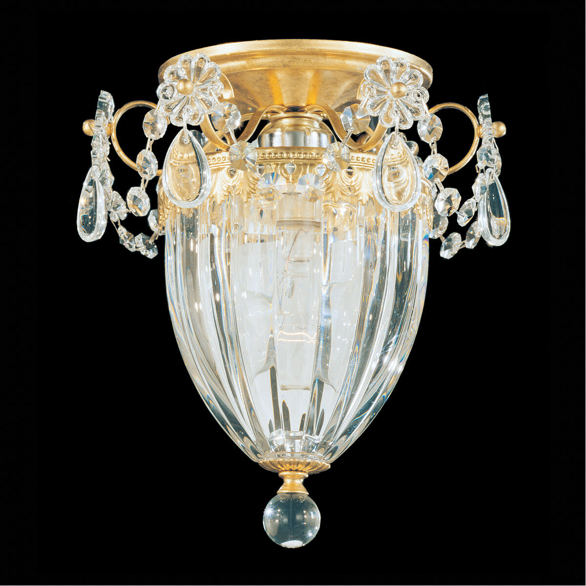 Bagatelle 1 Light 8.00 inch Semi-Flush Mount