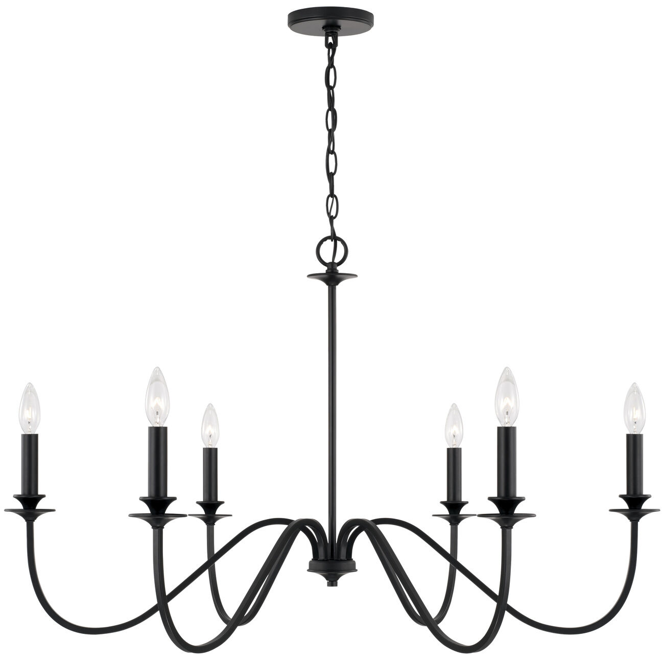 Weston 6 Light 38.00 inch Chandelier
