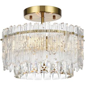 Emilia 3 Light 12.00 inch Flush Mount