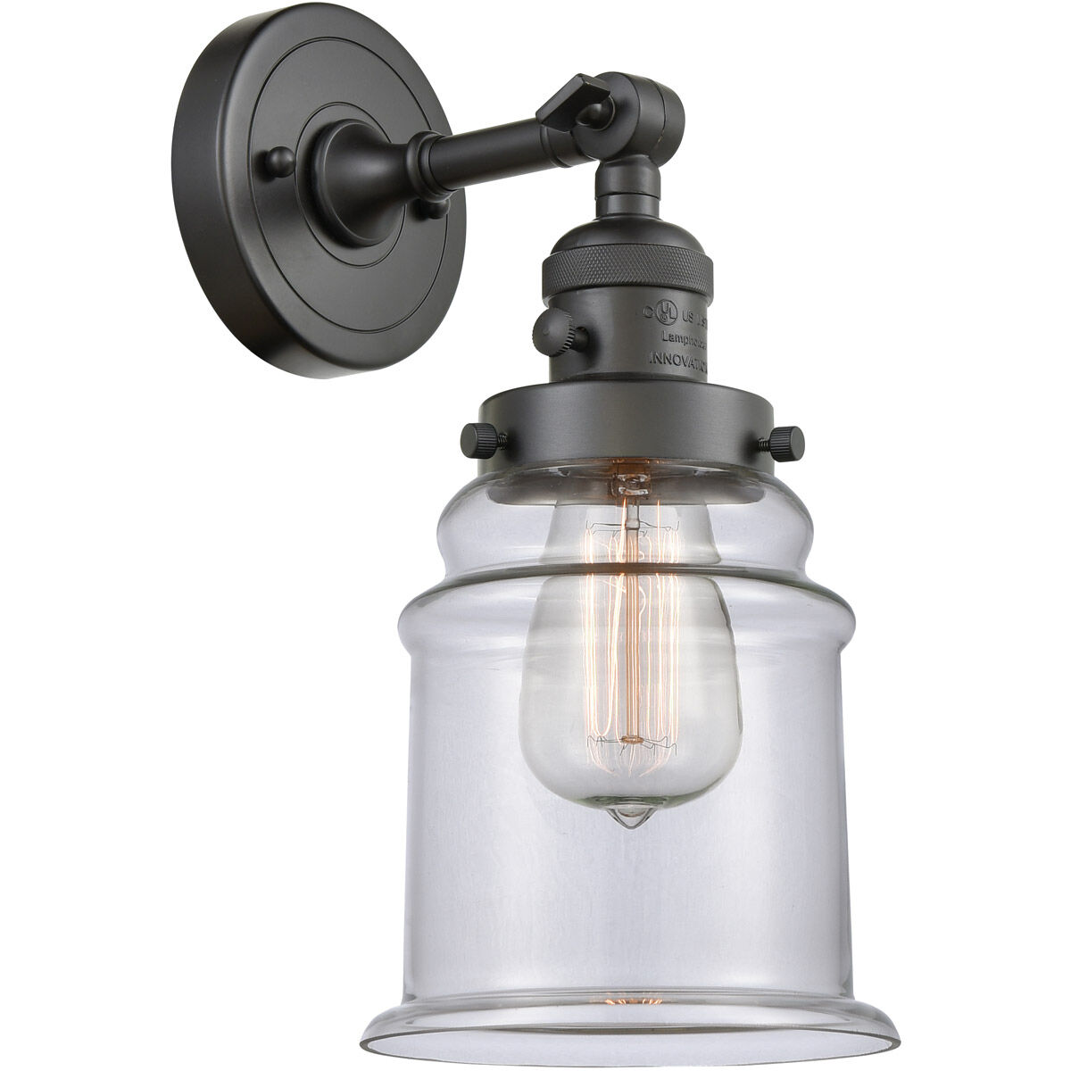 Franklin Restoration Canton LED 6.5 inch Oil Rubbed Bronze Sconce Wall Light, Franklin Restoration