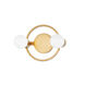 Hope 2 Light 11.5 inch Gold Leaf Bath And Vanity Wall Light