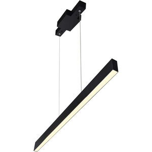 Pienza LED 47 inch Black Island/Pool Table Light Ceiling Light