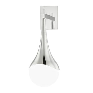 Ariana 1 Light Polished Nickel Wall Sconce Wall Light