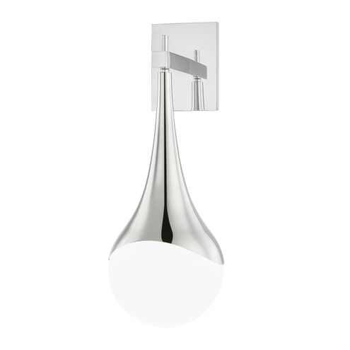 Ariana 1 Light Polished Nickel Wall Sconce Wall Light