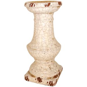 Jardin White Crackle Plant Stand