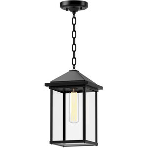 Alora Mood Larchmont 1 Light 7.88 inch Textured Black Exterior Pendant