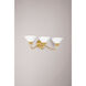 Kelsey 3 Light 25.25 inch Aged Brass Bath and Vanity Wall Light