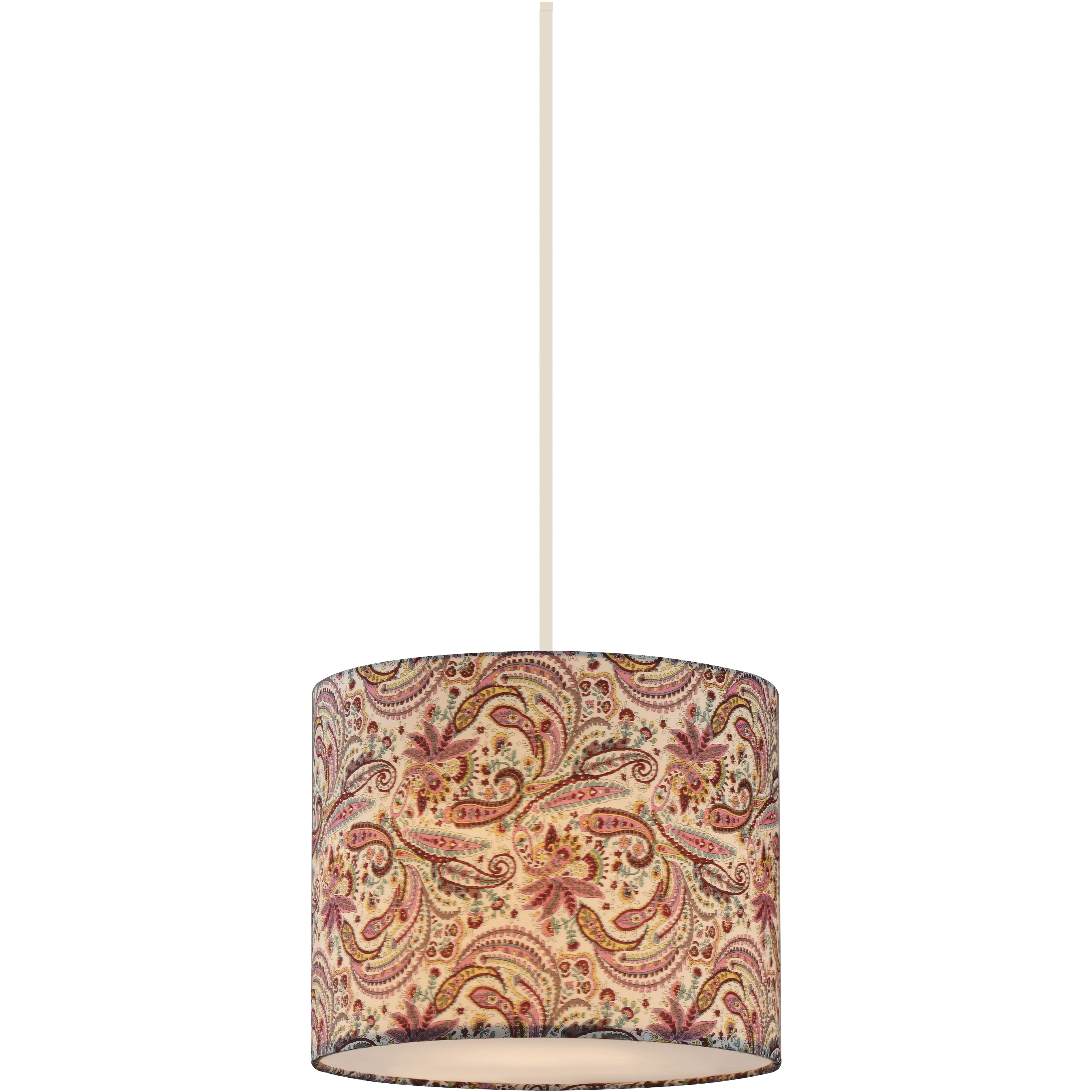 Astra 1 Light 10 inch Gloss White Pendant Ceiling Light