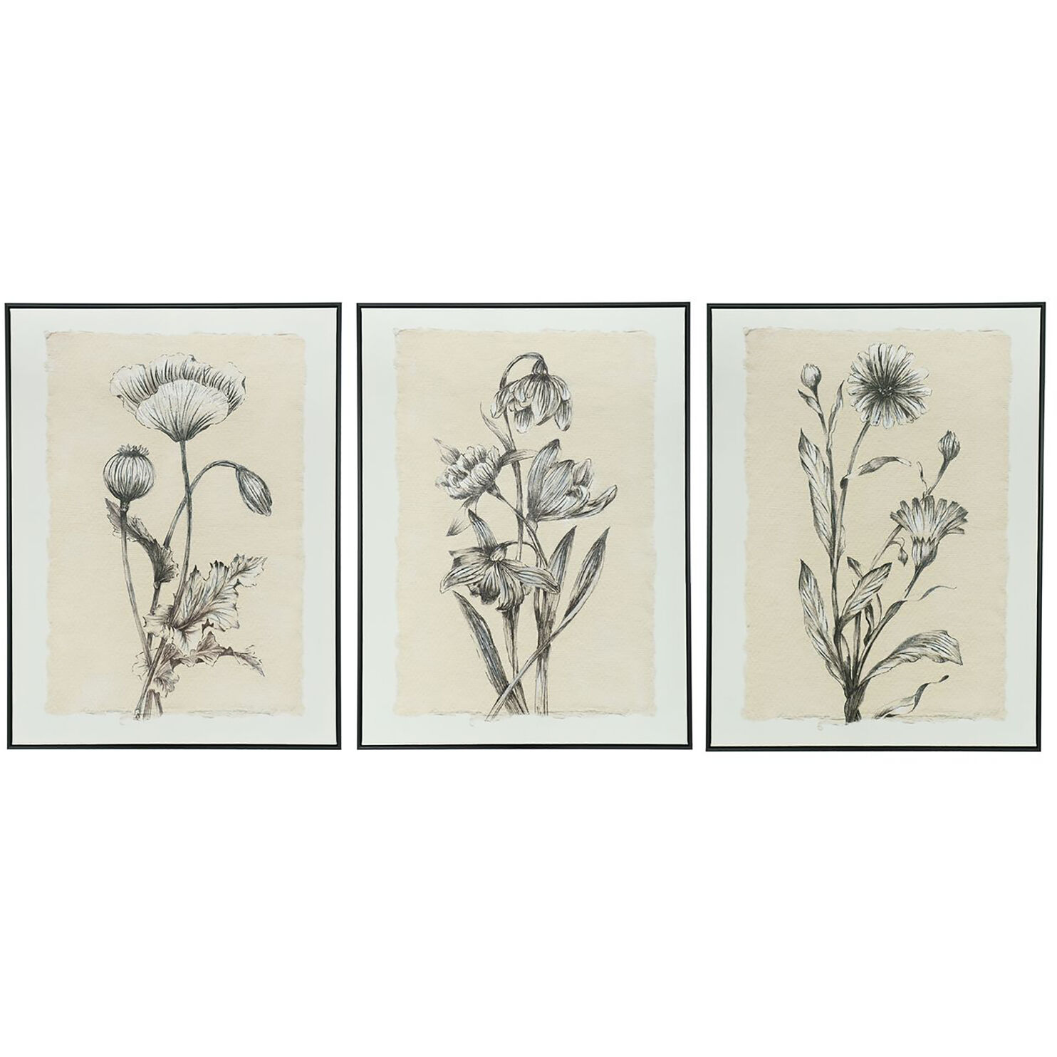 Cameron Black and Beige Wall Art