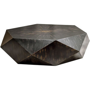Volker 49.8 X 13.8 inch Mango Veneer with Worn Black and Honey Coffee Table