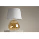 Thea 22.75 inch 60 watt Aged Brass Table Lamp Portable Light