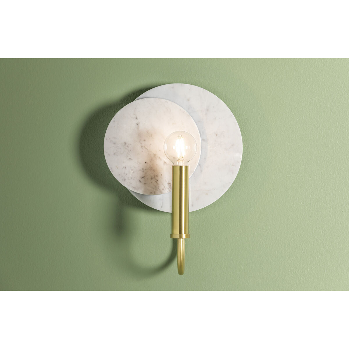 Tula 1 Light 8.5 inch Aged Brass Wall Sconce Wall Light