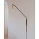 Becca 60.00 watt Aged Brass/Soft Black Portable Wall Sconce Wall Light