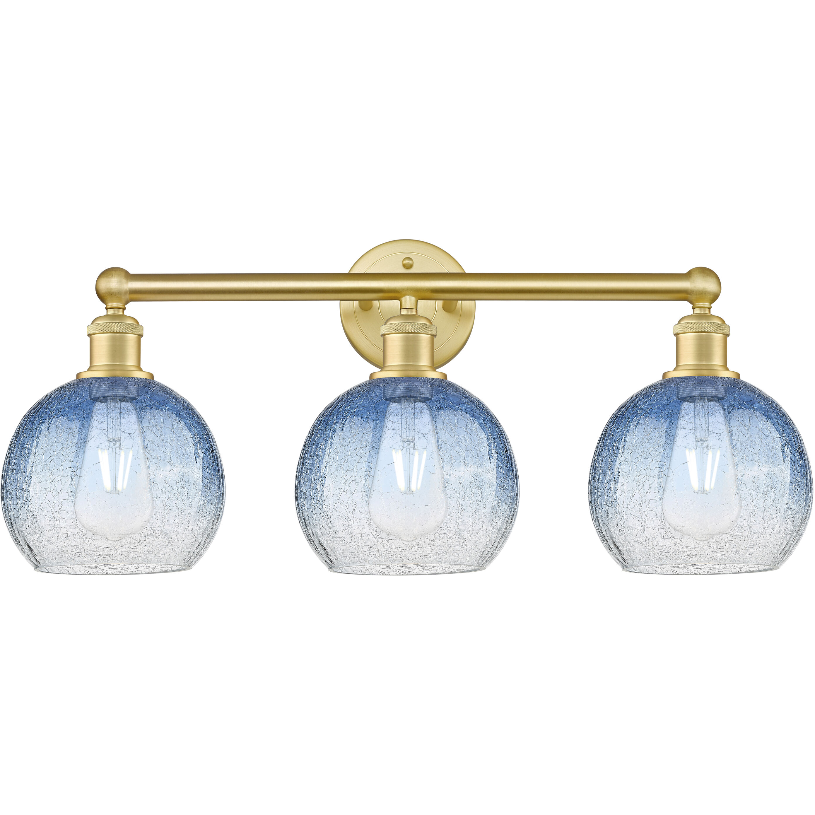 Edison Brookhaven Globe 3 Light 26.00 inch Bathroom Vanity Light