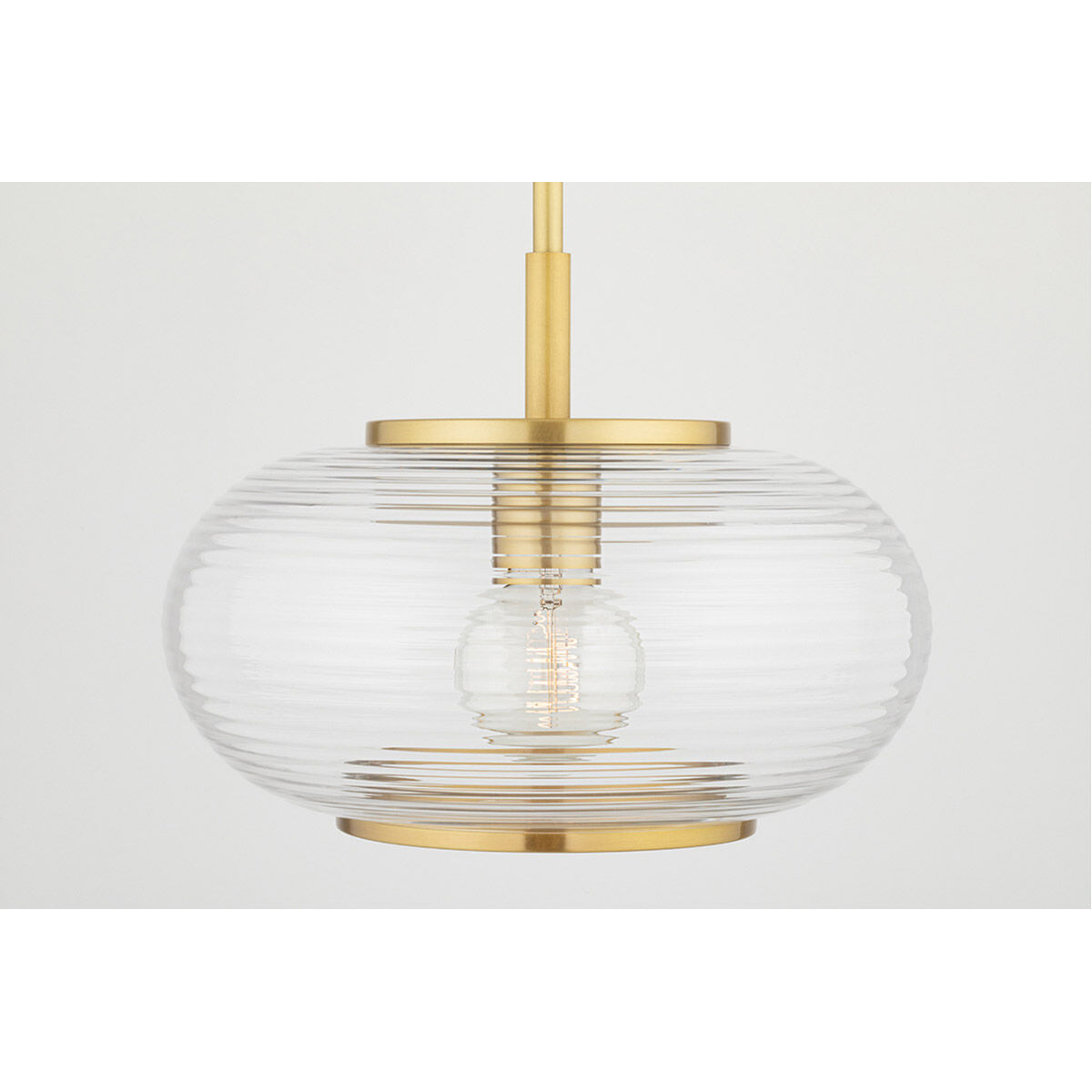 Maggie 1 Light 13 inch Aged Brass Pendant Ceiling Light