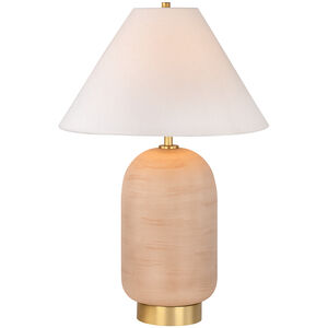 Raven 26.75 inch 15.00 watt Aged Brass Table Lamp Portable Light