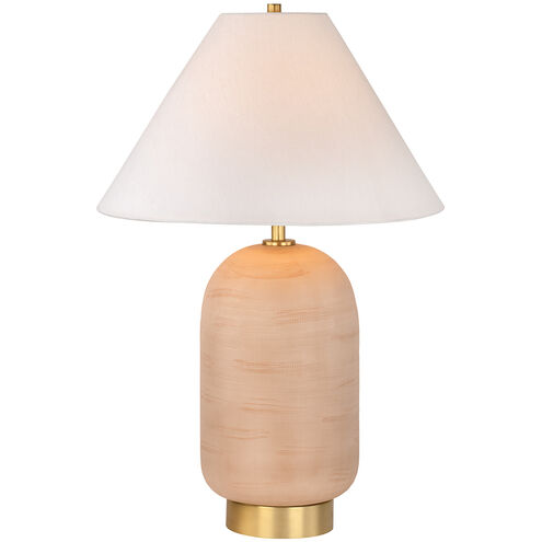 Raven 26.75 inch 15.00 watt Aged Brass Table Lamp Portable Light