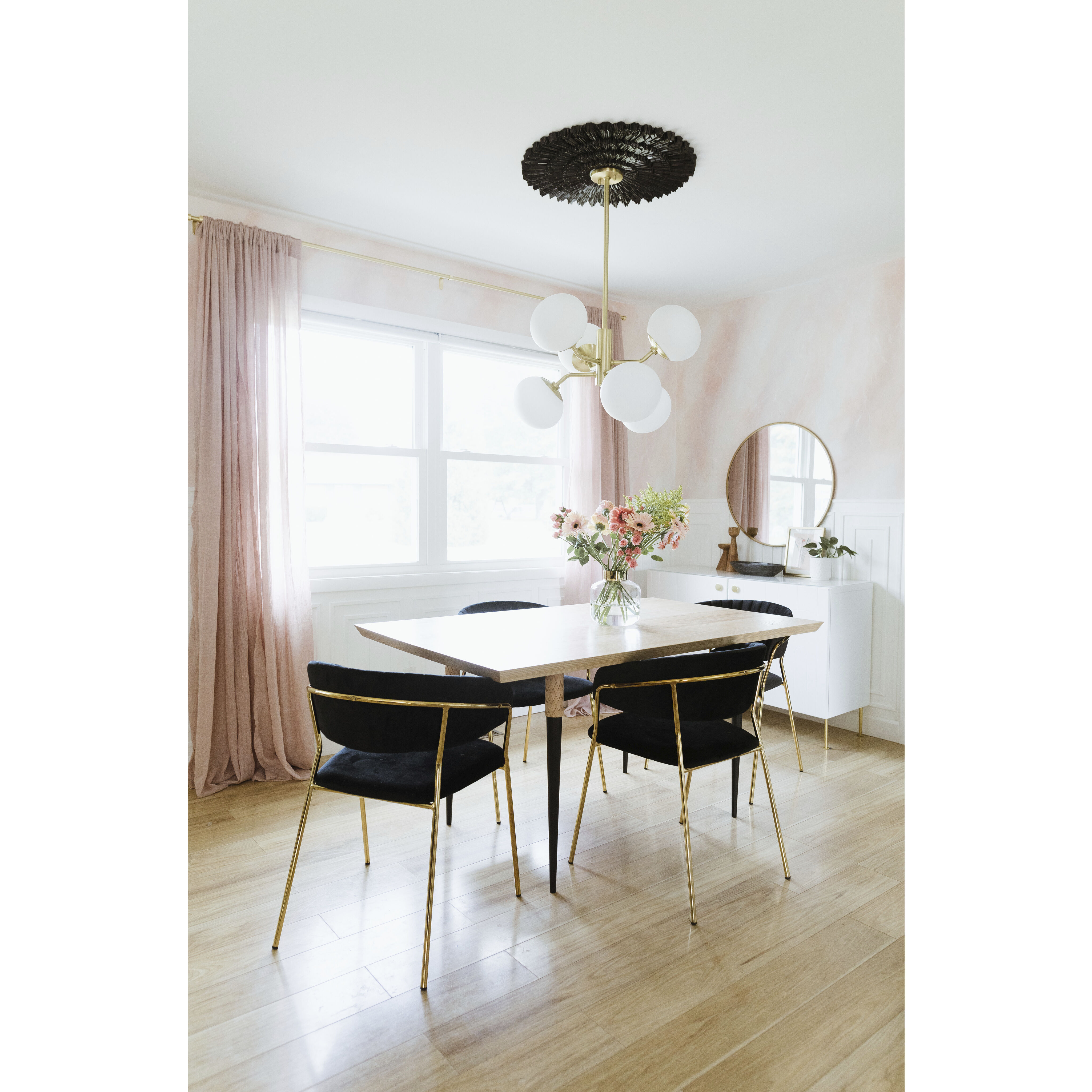 Estee 6 Light 28 inch Aged Brass Chandelier Ceiling Light