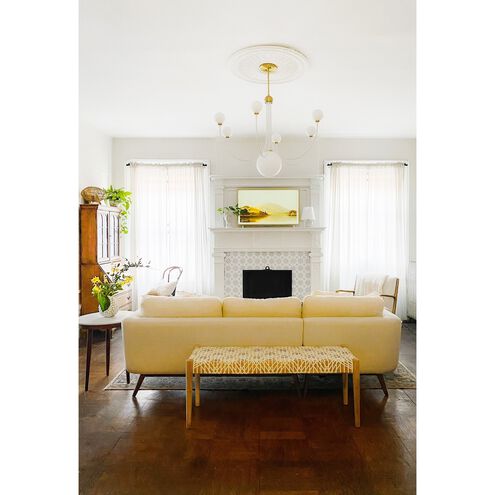 Nicole 13 inch 60 watt Polished Nickel Table Lamp Portable Light