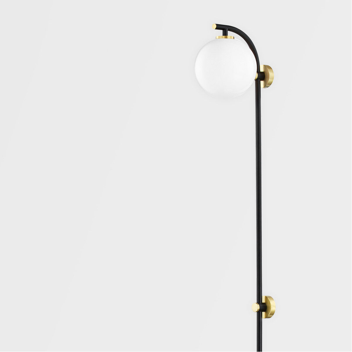 Faye 4.00 watt Aged Brass/Soft Black Portable Wall Sconce Wall Light