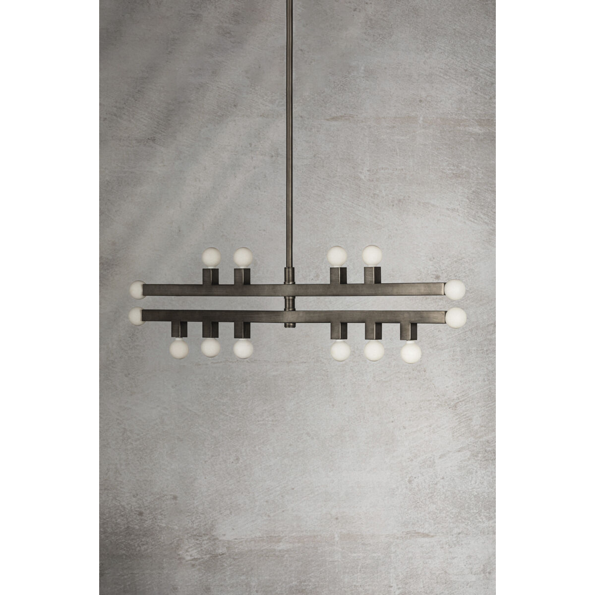 Sutter 14 Light 40.75 inch Graphite Chandelier Ceiling Light
