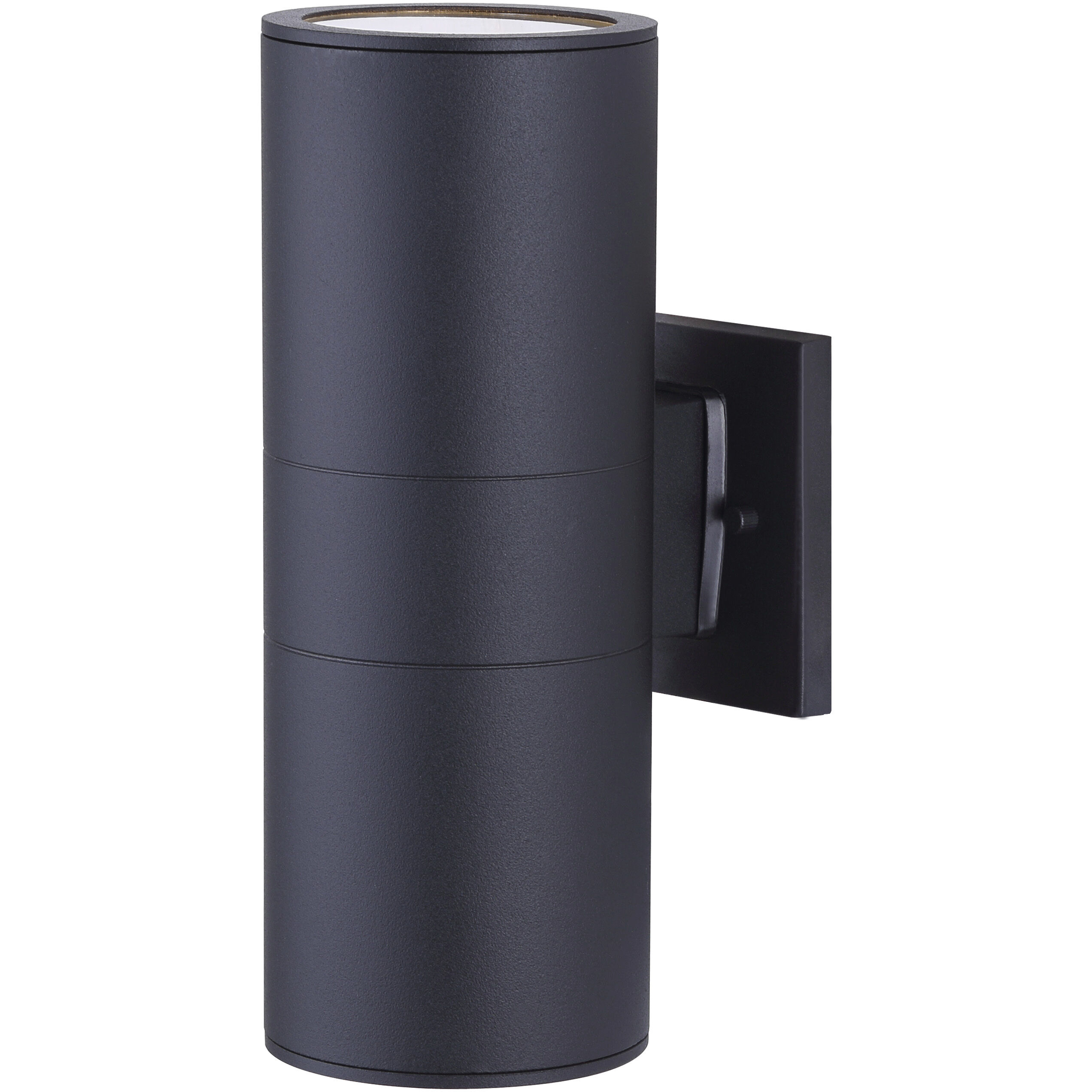 Madison 2 Light 12 inch Black Outdoor Wall Light