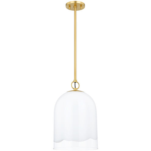 Lennon 1 Light 10 inch Aged Brass Pendant Ceiling Light