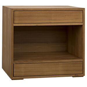 SL05 30 X 27 inch Gold Teak Side Table