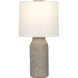 Stassi 26.5 inch 15.00 watt Aged Brass/Ceramic Stria Terra Table Lamp Portable Light