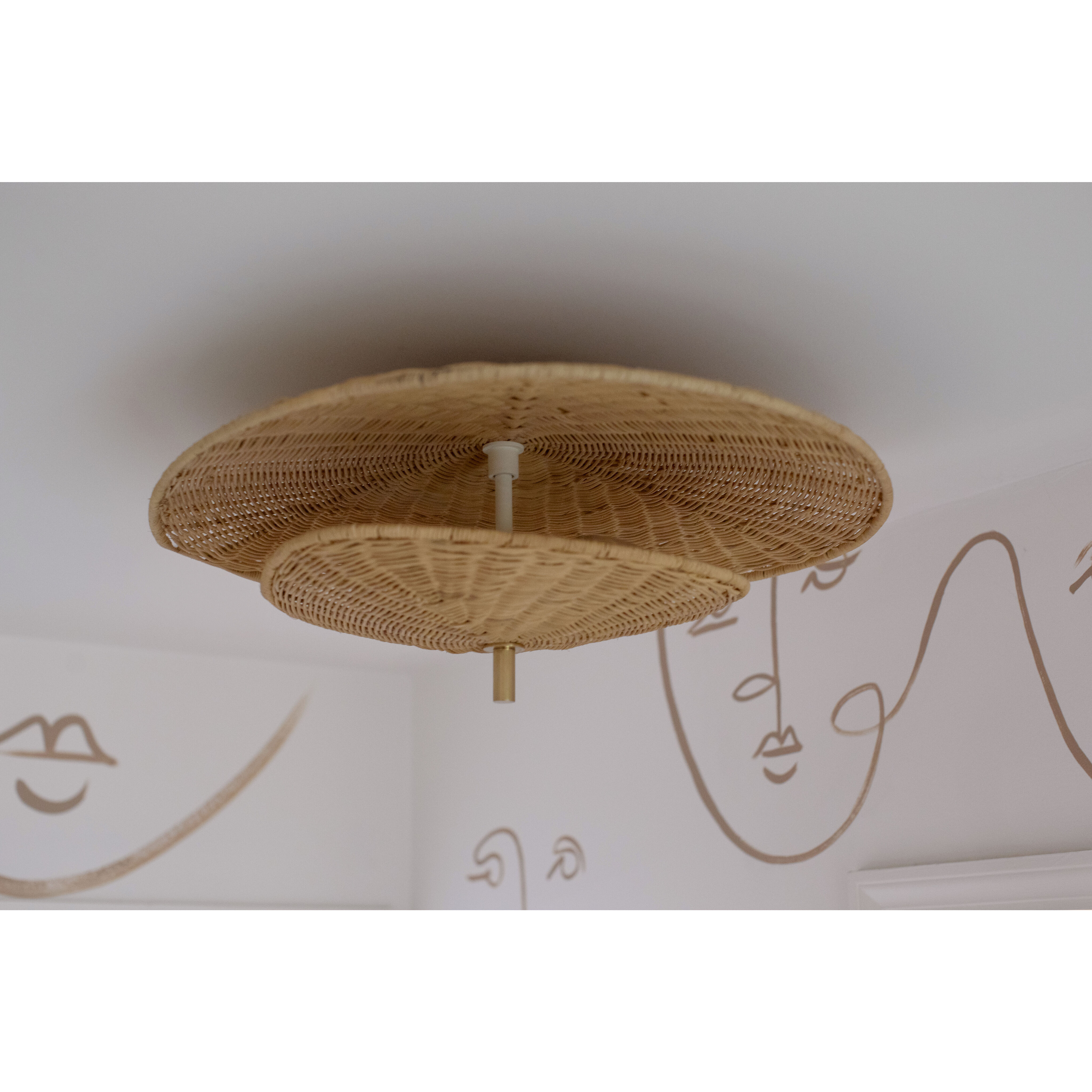 Marigold 3 Light 23.75 inch Aged Brass Semi Flush Ceiling Light