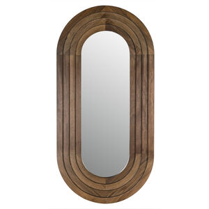 New Fuss 64.5 X 32 inch Dark Walnut Mirror