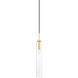 Nyah 1 Light 3 inch Aged Brass Pendant Ceiling Light