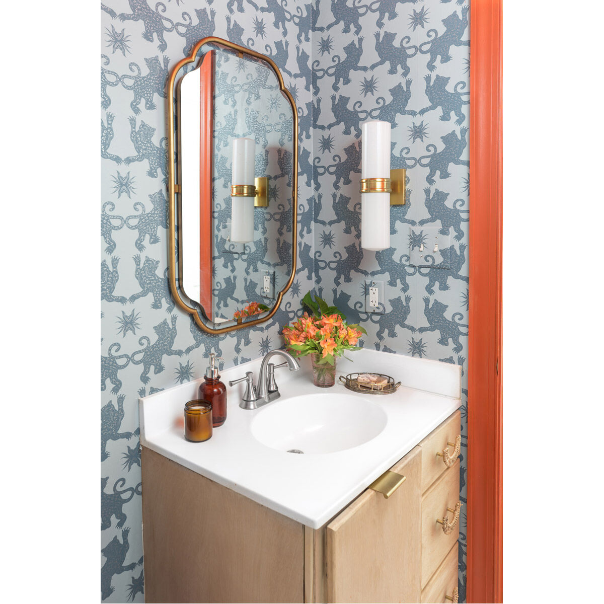 Natalie 2 Light 4 inch Aged Brass Wall Sconce Wall Light