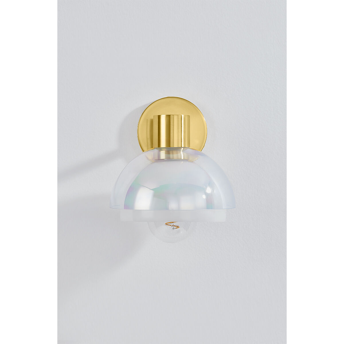 Modena 1 Light 8 inch Aged Brass Wall Sconce Wall Light
