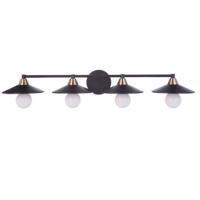 Isaac 4 Light 36.50 inch Bathroom Vanity Light